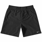 Nike Swim Men's 7" Volley Short in Black