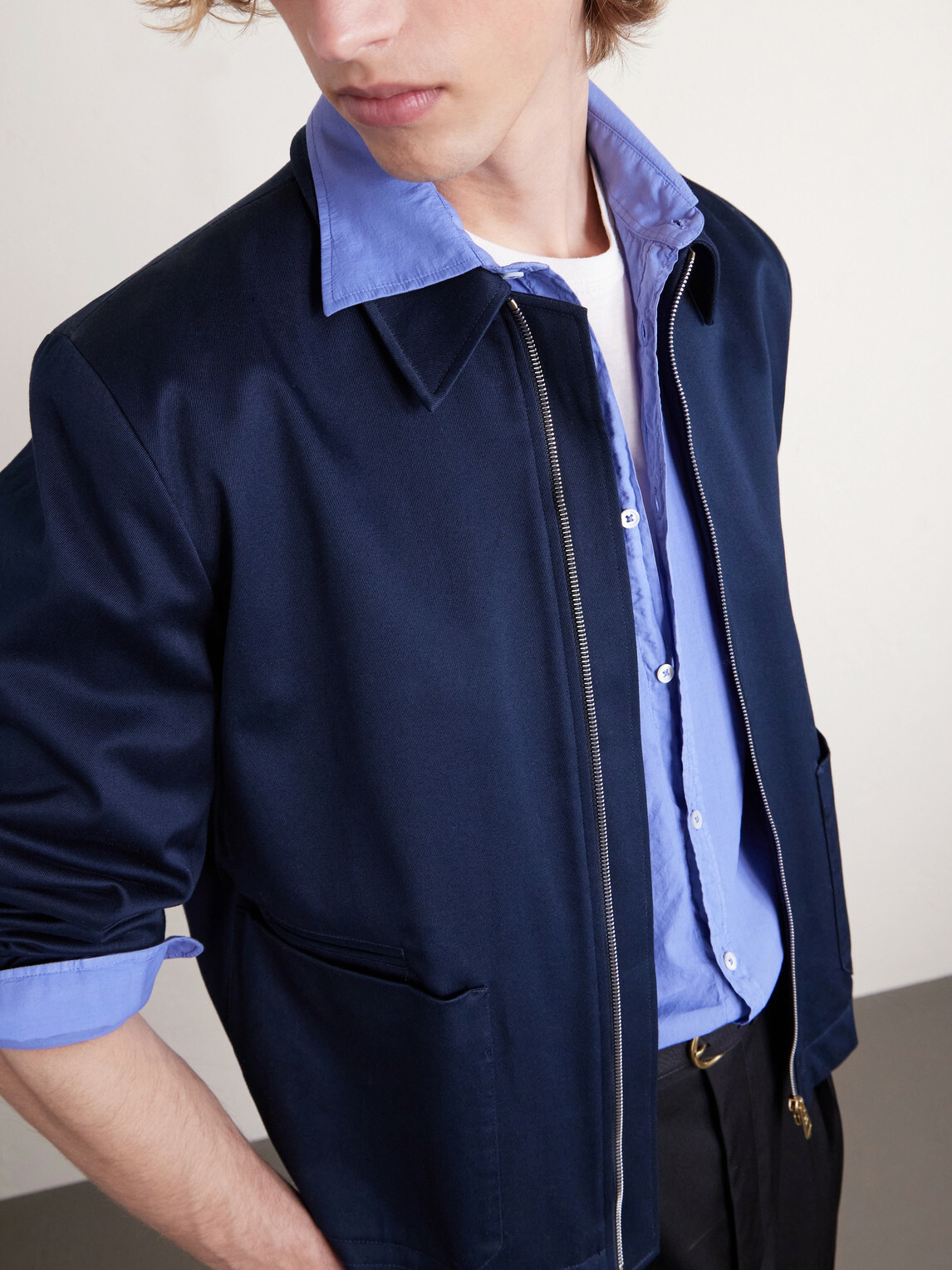 Massimo Alba - Genova Cotton Shirt - Blue