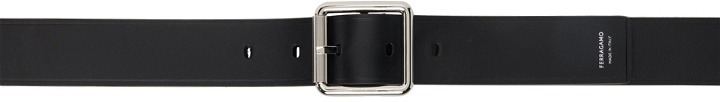 Photo: Ferragamo Black Adjustable Belt