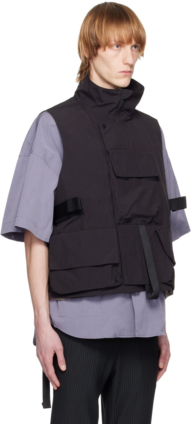 meanswhile Black Body Armor Vest