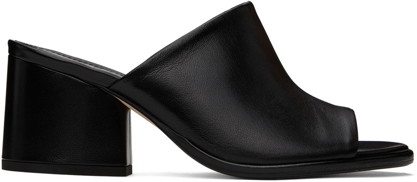 Aeyde Black Amanda Nappa Heeled Sandals