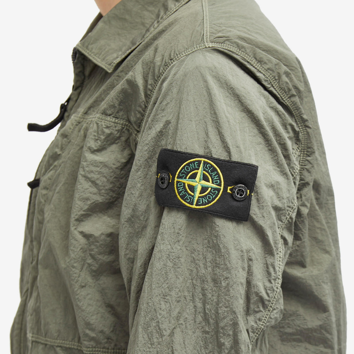 ジャケット・アウター STONE  NYLON L SHIRT Stone Island Men's Nylon Metal Shirt Jacket in Musk Stone Island