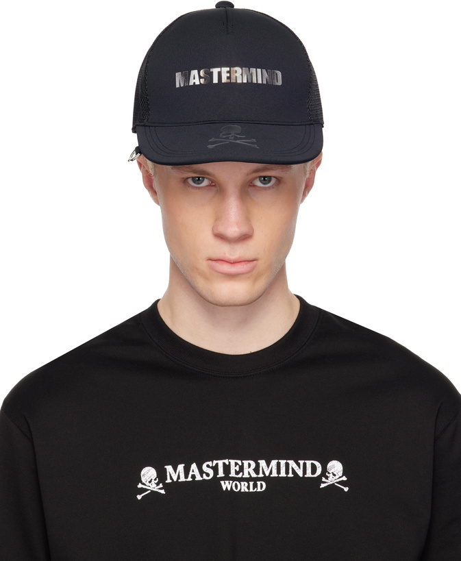 Photo: MASTERMIND WORLD Black MW 3D Holographic Logo Cap