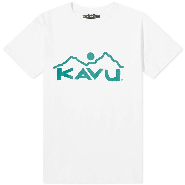 Photo: KAVU Men's Vintage Logo T-Shirt in White