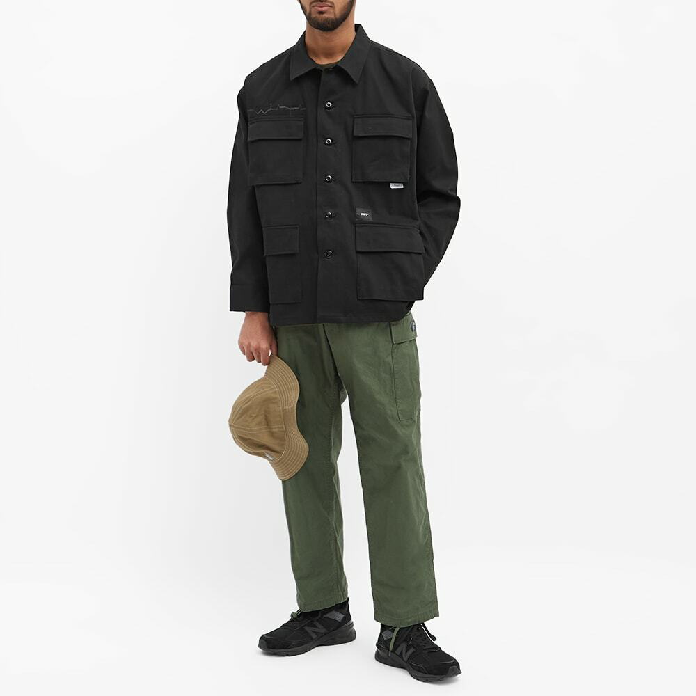 WTAPS Men's Jungle Brain Embroidered Jacket in Black WTAPS