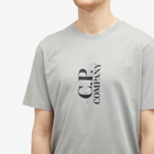 C.P. Company Men's Sailor Logo T-Shirt in Drizzle