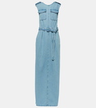 Dries Van Noten Denim maxi dress