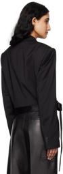 Helmut Lang Black Wrap Blazer