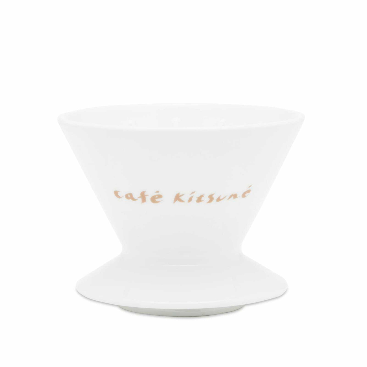 Maison Kitsuné Men's Cafe Kitsune X Kihara Dripper in Dark Coffee
