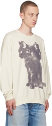 R13 Off-White Triple Cat Sweatshirt
