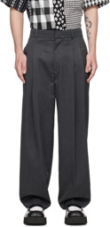 ADER error Gray Pleated Trousers