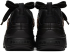 Burberry Black Paneled Sneakers