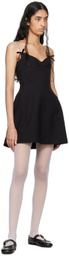 SHUSHU/TONG Black Corset Minidress