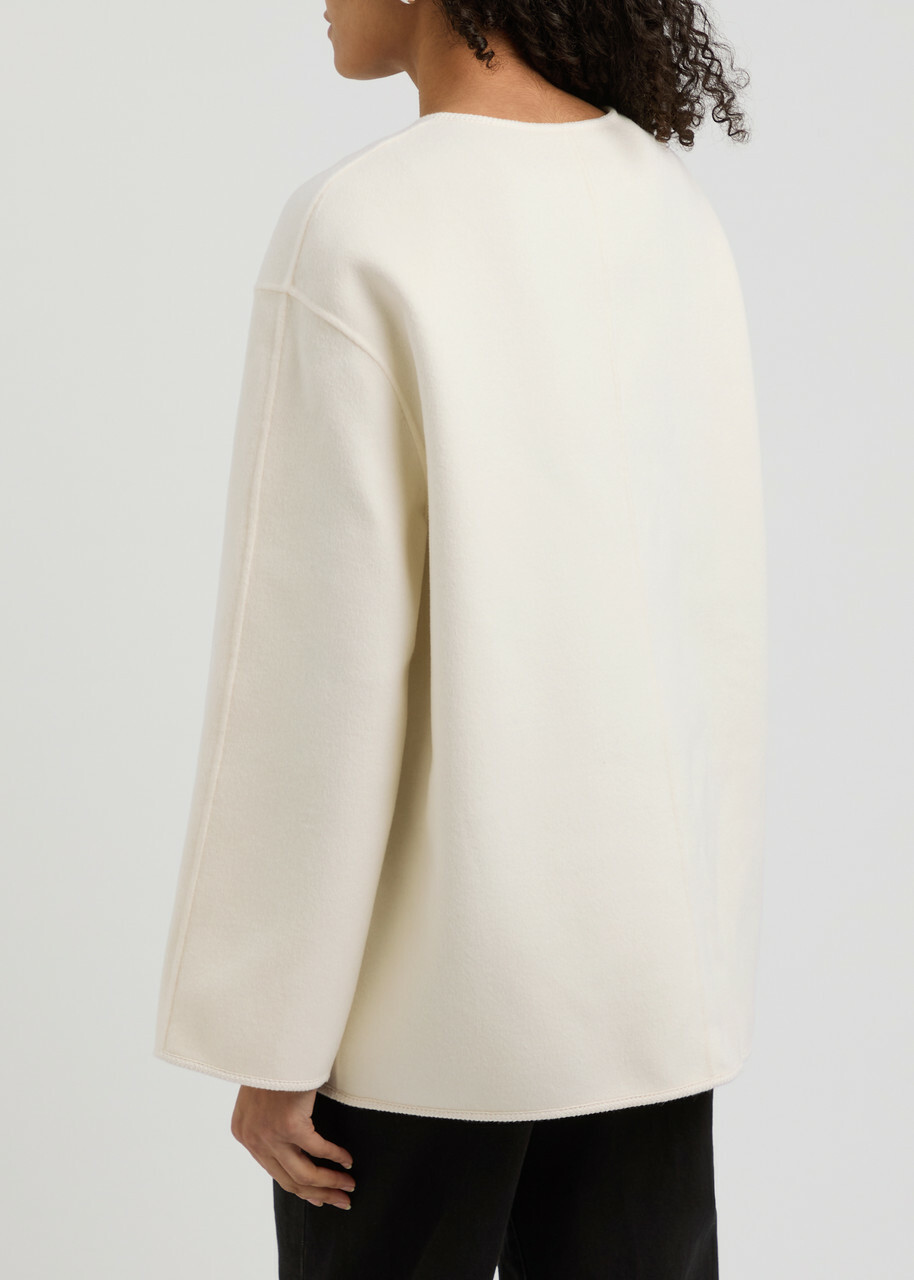 Rohe Wool Jacket Off White Róhe