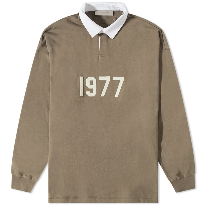 Photo: Fear of God ESSENTIALS Men's 1977 Rugby Sweat in Wood