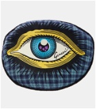 Gucci - Star Eye checked cushion