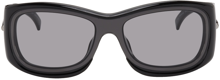 Givenchy Black Rectangular Sunglasses Givenchy