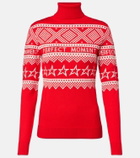 Perfect Moment Holiday intarsia wool turtleneck sweater