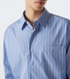 Saint Laurent Striped cotton poplin shirt