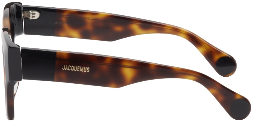 サングラス JACQUEMUS Woman Sunglasses Brown LES LUNETTES BACI NEW Jacquemus - Sunglasses - Les Lunettes Baci - Brown - Luxury