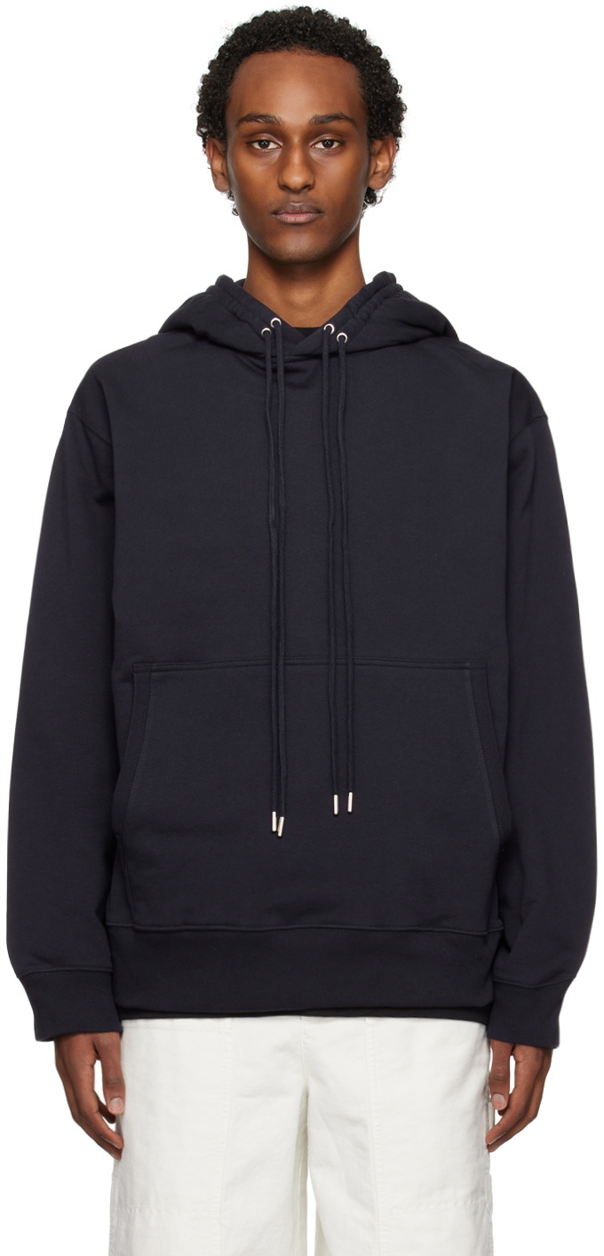 Dries Van Noten Navy Loose-Fit Hoodie Dries Van Noten