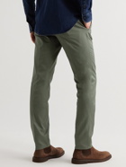 Brioni - Straight-Leg Cotton-Gabardine Trousers - Green