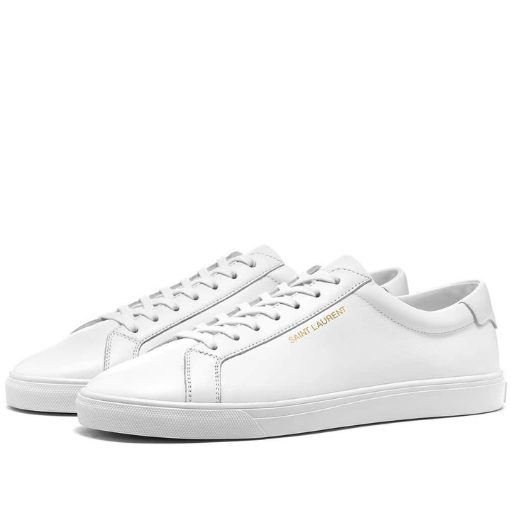 Photo: Saint Laurent Andy Clean Leather Sneaker