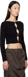 Baserange Black Macau Cardigan