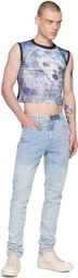 Ashley Williams Gray Poodle Tank Top