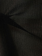 PETAR PETROV - Silk Knit V-neck Long Sleeve Bodysuit