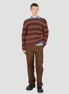 La Maille Pescadou Sweater in Brown