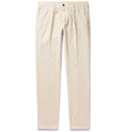 Altea - Slim-Fit Cotton-Corduroy Trousers - Cream