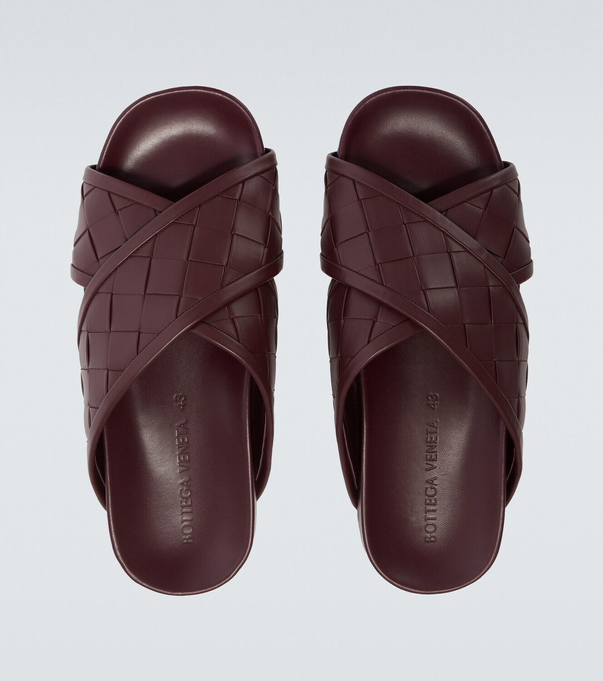 Bottega Veneta Tarik Intrecciato leather slides