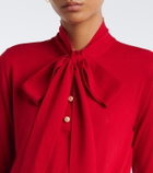 Dolce&Gabbana Bow-detail virgin wool sweater