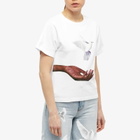 3.Paradis Women's Hand Dove T-Shirt in White