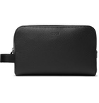 Hugo Boss - Full-Grain Leather Wash Bag - Black