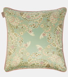 Etro Printed cotton cushion