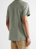 NIKE - Logo-Print Cotton-Jersey T-Shirt - Green