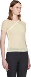 Paloma Wool Off-White Olimpia Mesh T-shirt