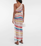Missoni Mare Zig Zag ruched beach cover-up