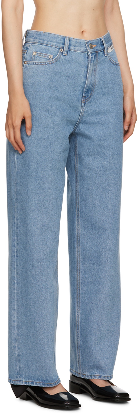 KIMHĒKIM Blue Wide-Leg Jeans