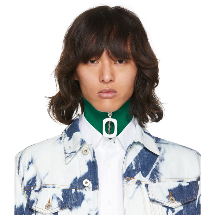 Photo: JW Anderson Green Wool Neckband