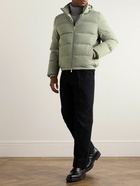 Brunello Cucinelli - Quilted Padded Hooded Shell Down Jacket - Green