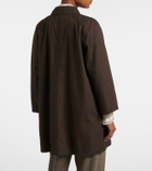 The Row Hawkins cotton and cashmere car coat