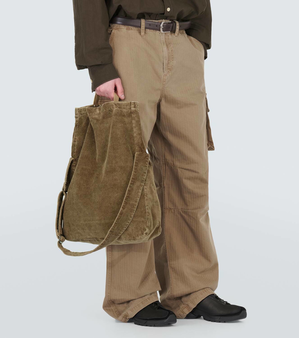 Our Legacy Sling corduroy tote bag