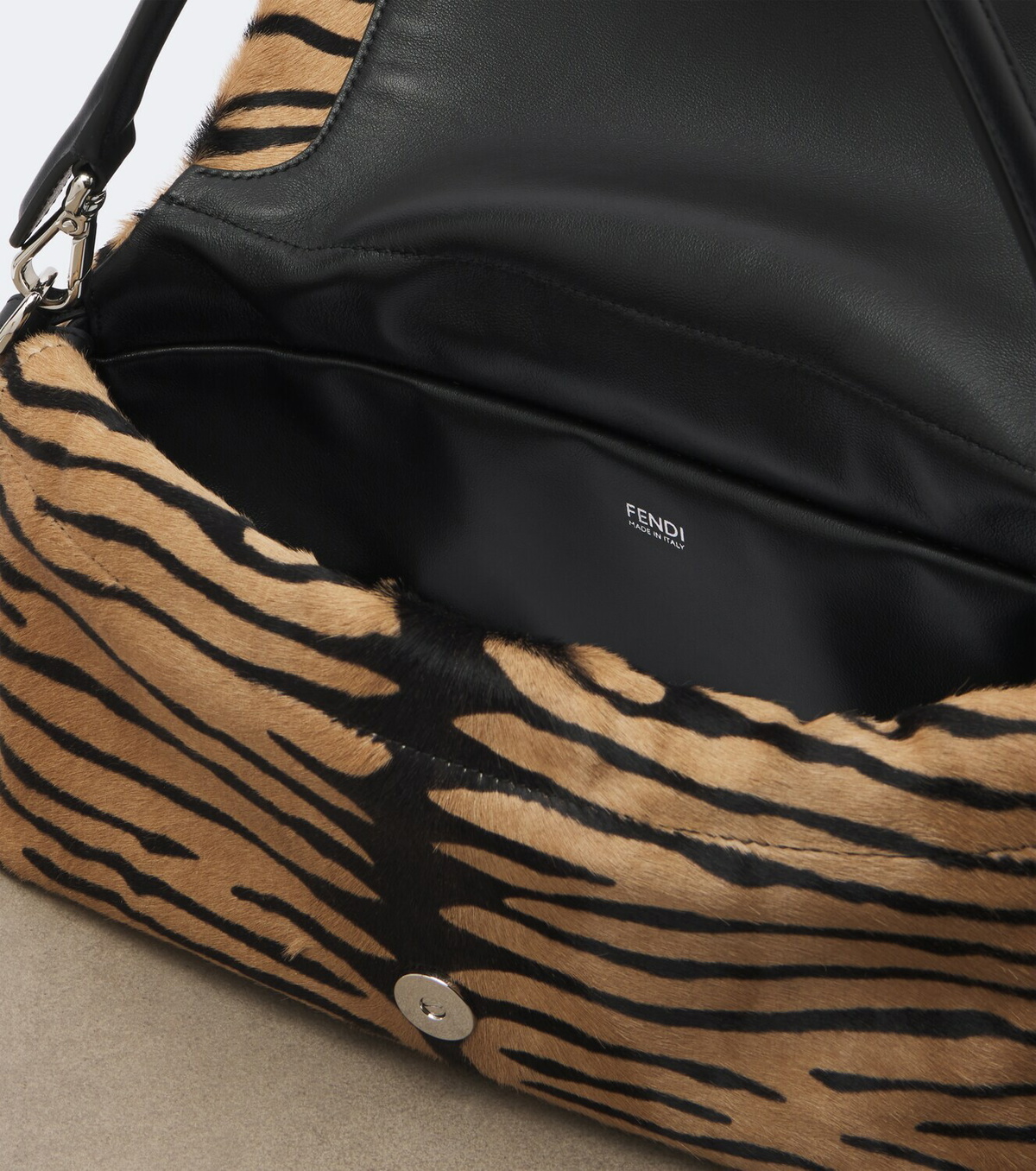 Fendi Baguette® Soft Medium calf hair shoulder bag