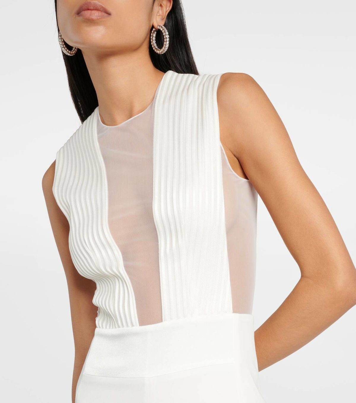 Galvan Bridal Soho flared jumpsuit