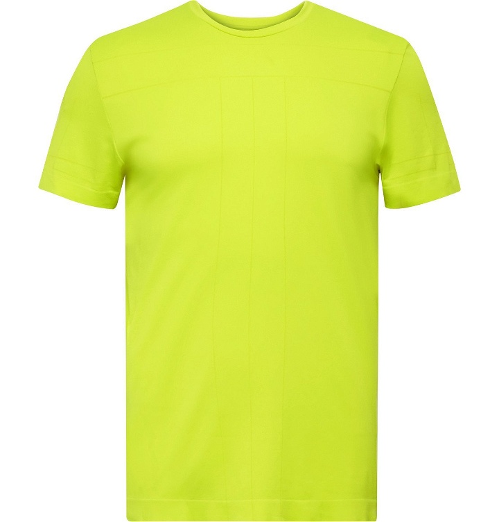 Photo: FALKE Ergonomic Sport System - Stretch-Jersey Running T-Shirt - Yellow