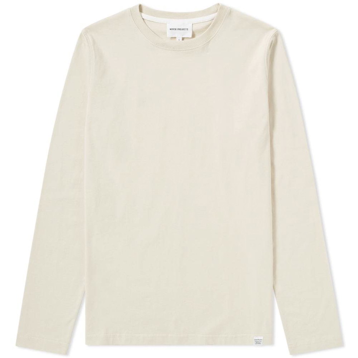 Photo: Norse Projects Long Sleeve Niels Standard Tee Neutrals