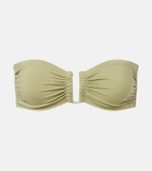 Eres Show gathered bandeau bikini top